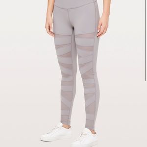 Lululemon wunder under hi rise tech mesh